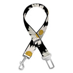 Daisy Flower Pattern Print Dog Seat Belt