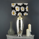 Daisy Flower Pattern Print Drum Lamp Shade