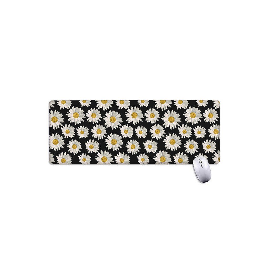 Daisy Flower Pattern Print Extended Mouse Pad