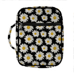 Daisy Flower Pattern Print Front Pocket Bible Bag