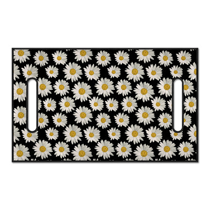 Daisy Flower Pattern Print Golf Cart Seat Cover
