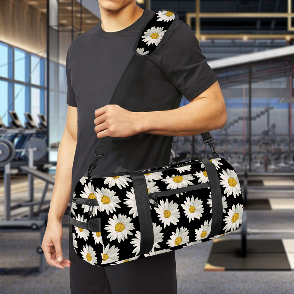 Daisy Flower Pattern Print Gym Bag