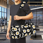 Daisy Flower Pattern Print Gym Bag