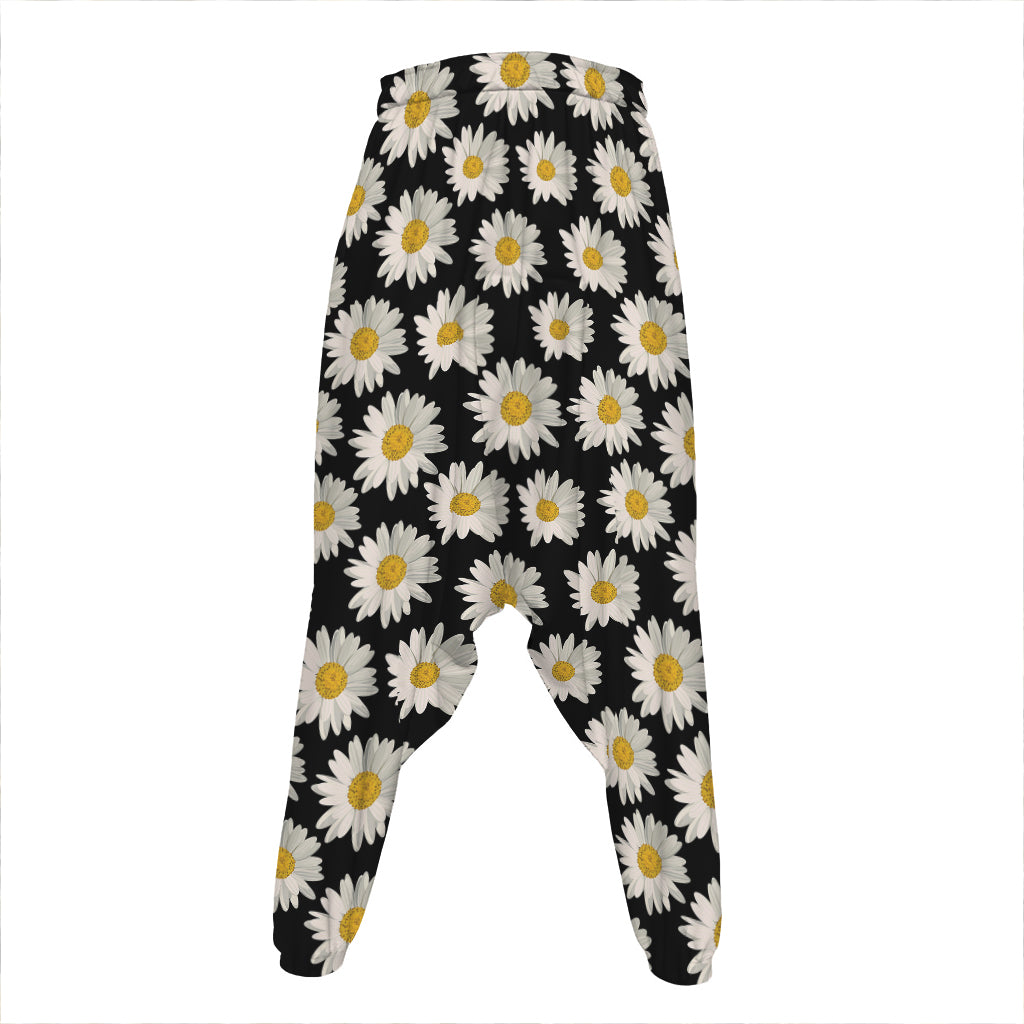 Daisy Flower Pattern Print Hammer Pants