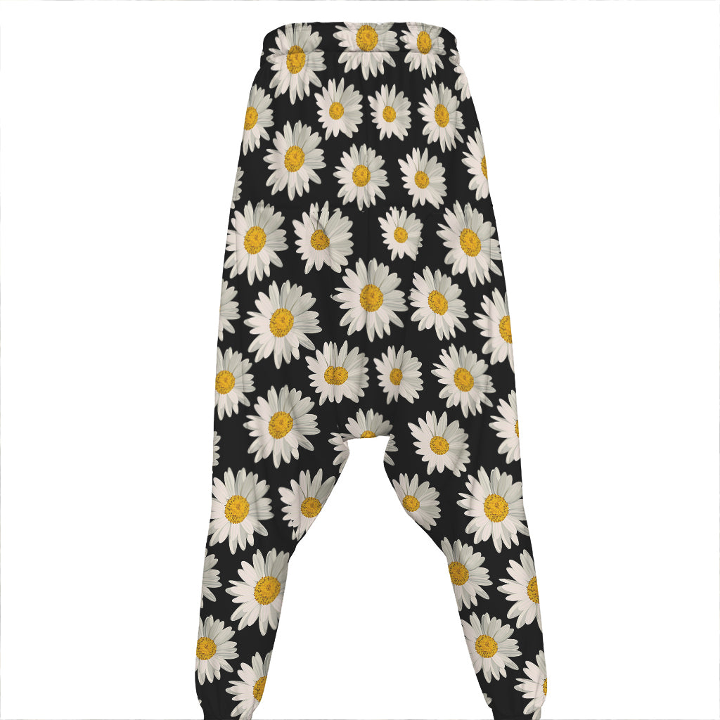 Daisy Flower Pattern Print Hammer Pants