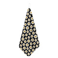 Daisy Flower Pattern Print Hand Towel