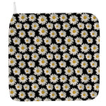Daisy Flower Pattern Print Hand Towel