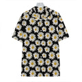 Daisy Flower Pattern Print Hawaiian Shirt
