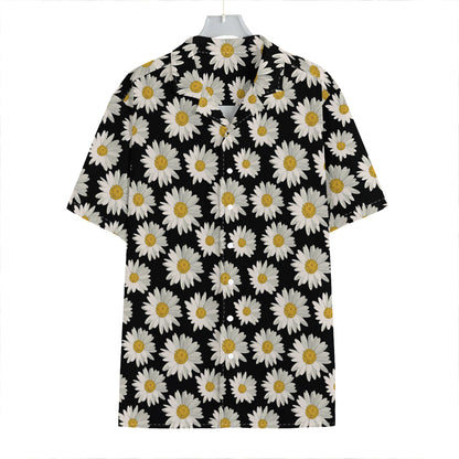 Daisy Flower Pattern Print Hawaiian Shirt