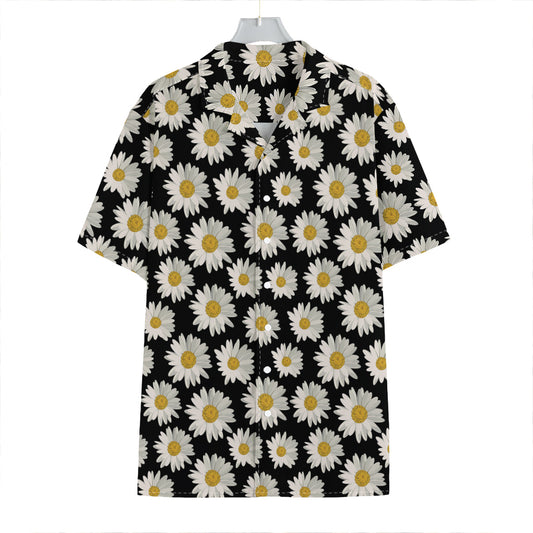 Daisy Flower Pattern Print Hawaiian Shirt