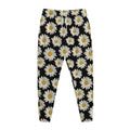 Daisy Flower Pattern Print Jogger Pants