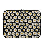 Daisy Flower Pattern Print Laptop Sleeve