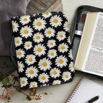 Daisy Flower Pattern Print Leather Bible Cover