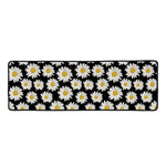 Daisy Flower Pattern Print Long Kitchen Mat
