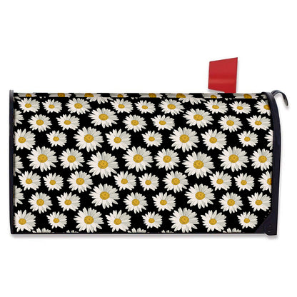 Daisy Flower Pattern Print Mailbox Cover