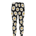 Daisy Flower Pattern Print Men's leggings