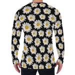 Daisy Flower Pattern Print Men's Long Sleeve T-Shirt