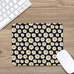 Daisy Flower Pattern Print Mouse Pad