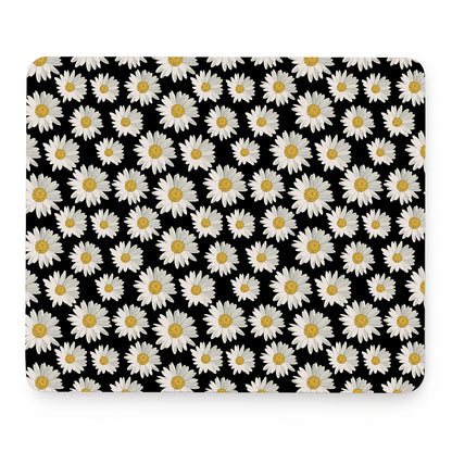 Daisy Flower Pattern Print Mouse Pad