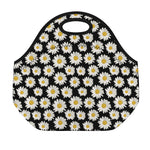 Daisy Flower Pattern Print Neoprene Lunch Bag