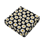 Daisy Flower Pattern Print Outdoor Seat Cushion Cover