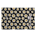 Daisy Flower Pattern Print Placemat