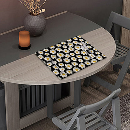 Daisy Flower Pattern Print Placemat
