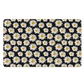Daisy Flower Pattern Print Polyester Doormat