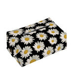 Daisy Flower Pattern Print Rectangle Tissue Box Cover