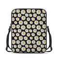 Daisy Flower Pattern Print Rectangular Crossbody Bag