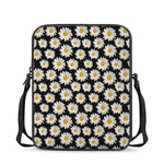 Daisy Flower Pattern Print Rectangular Crossbody Bag