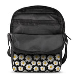 Daisy Flower Pattern Print Rectangular Crossbody Bag