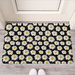 Daisy Flower Pattern Print Rubber Doormat