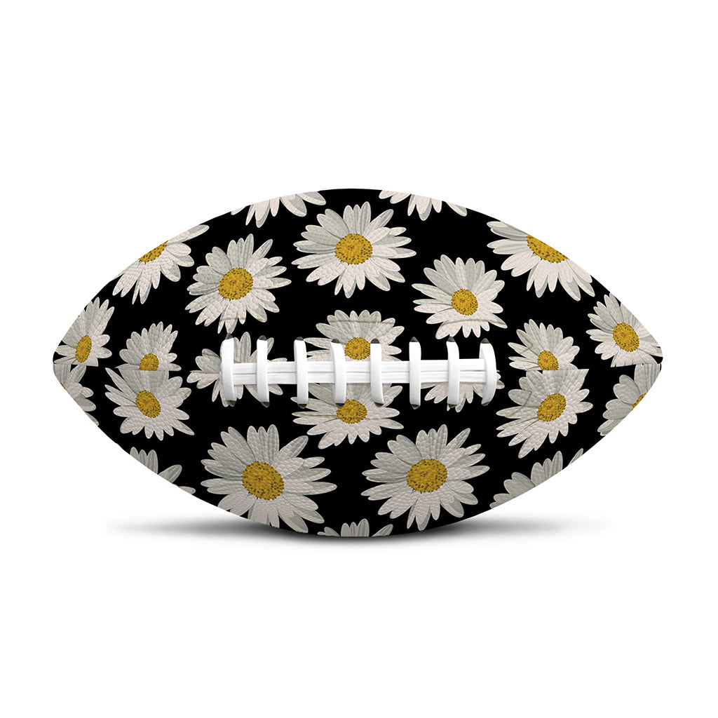 Daisy Flower Pattern Print Rugby Ball