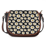 Daisy Flower Pattern Print Saddle Bag