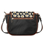 Daisy Flower Pattern Print Saddle Bag
