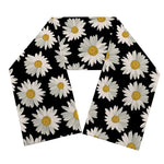 Daisy Flower Pattern Print Scarf