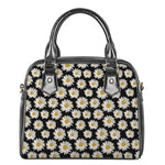 Daisy Flower Pattern Print Shoulder Handbag