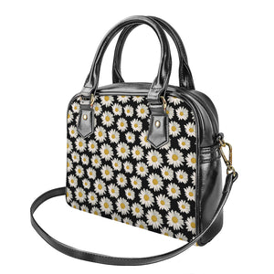 Daisy Flower Pattern Print Shoulder Handbag