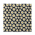 Daisy Flower Pattern Print Silk Bandana
