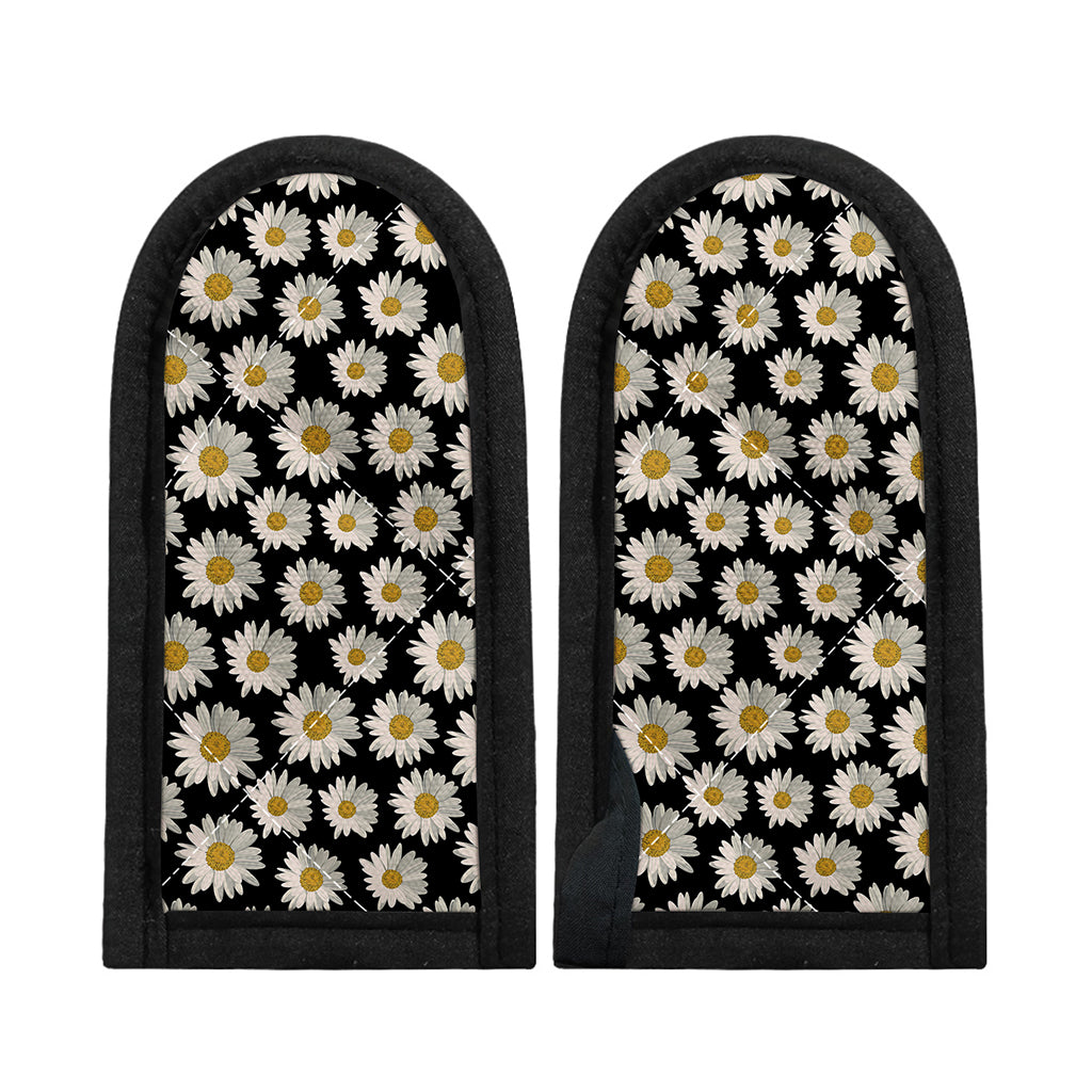 Daisy Flower Pattern Print Skillet Handle Cover