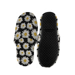 Daisy Flower Pattern Print Slippers