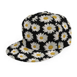 Daisy Flower Pattern Print Snapback Cap