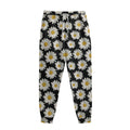 Daisy Flower Pattern Print Sweatpants