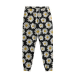 Daisy Flower Pattern Print Sweatpants