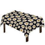 Daisy Flower Pattern Print Tablecloth
