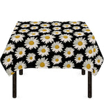 Daisy Flower Pattern Print Tablecloth