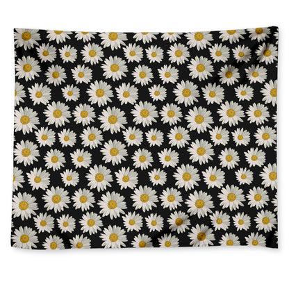 Daisy Flower Pattern Print Tapestry