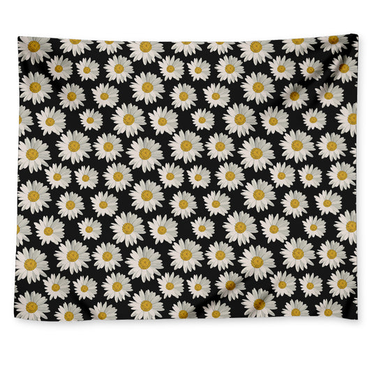 Daisy Flower Pattern Print Tapestry