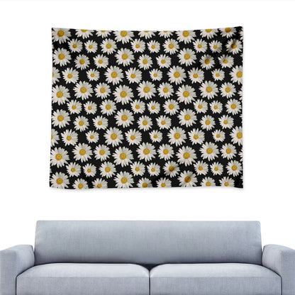 Daisy Flower Pattern Print Tapestry